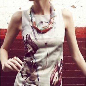 Anthropologie Tulips Blooming Shift Dress size 10 NWT